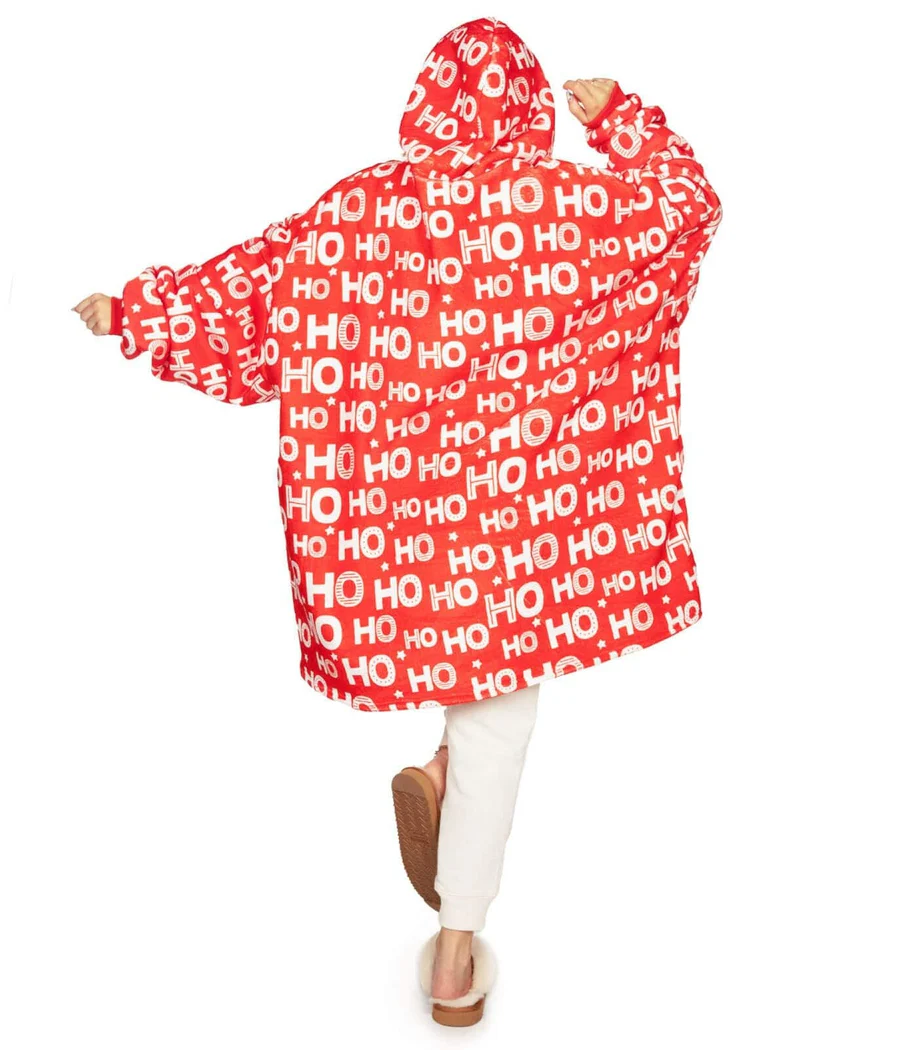 Ho Ho Ho Blanket Hoodie - Image 6