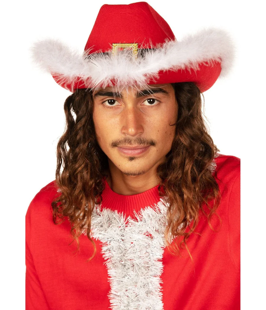 Ho Ho Howdy Santa Hat - Image 4