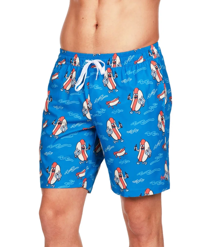 Hot Dog Diver Stretch Swim Trunks - 7.5" Inseam - Image 4