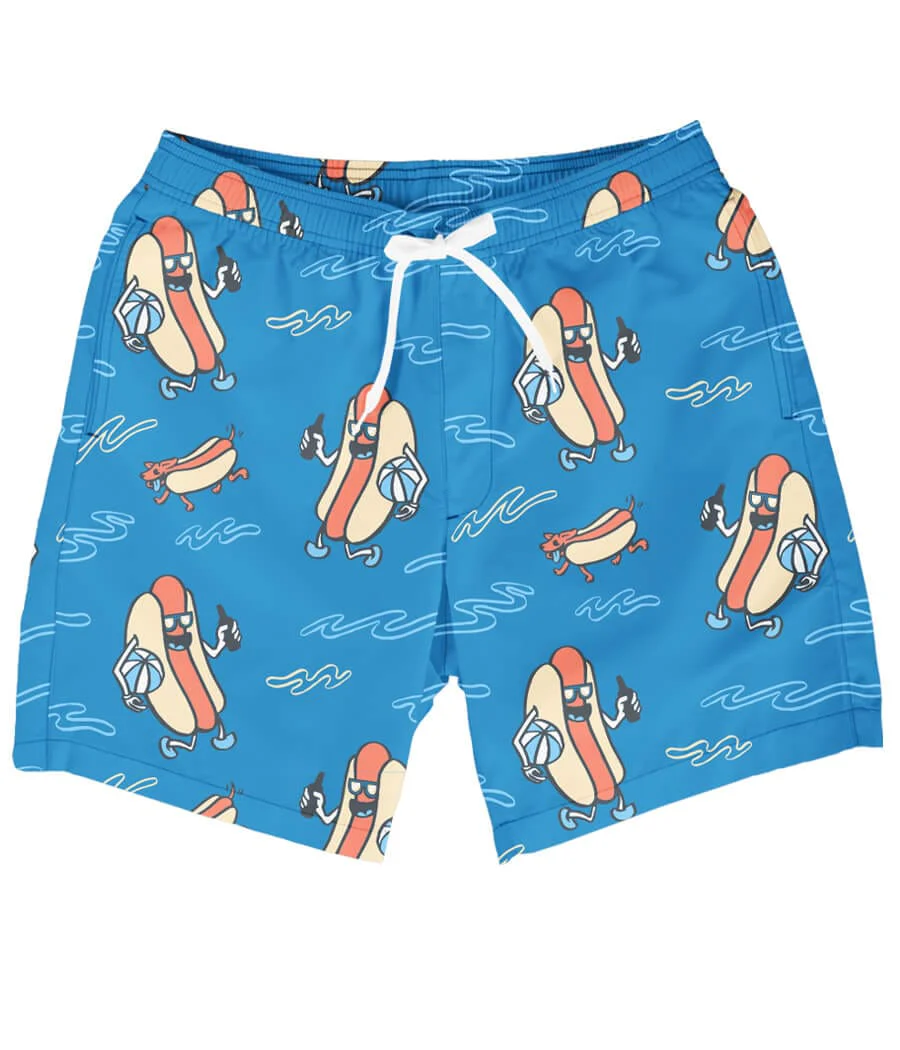 Hot Dog Diver Stretch Swim Trunks - 7.5" Inseam - Image 6