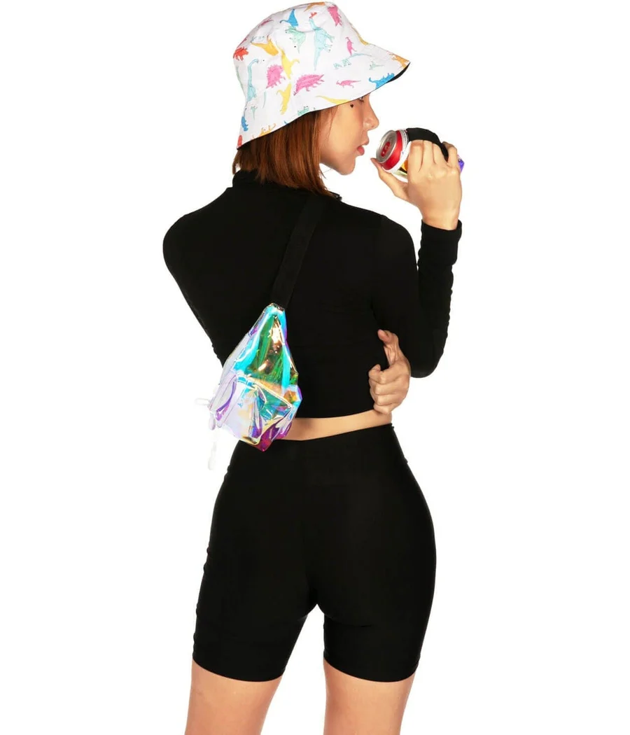 Iridescent Icon Fanny Pack with Drink Holder - Image 3