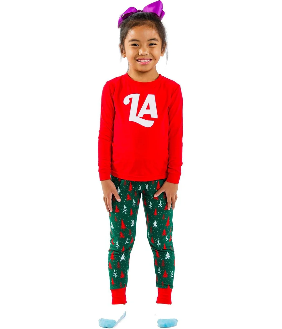 Boy's / Girl's Fa La La Pajama Set - Image 2