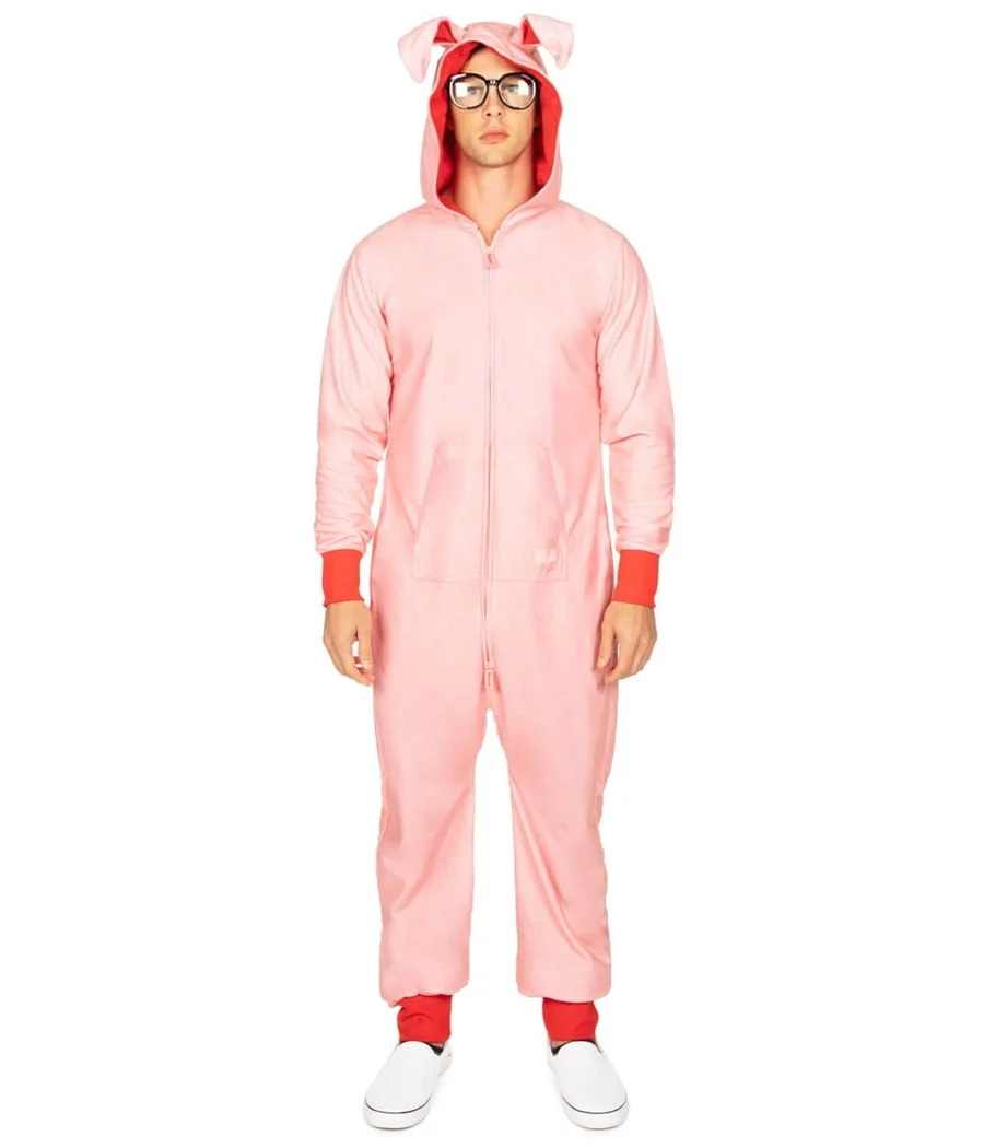 Matching Christmas Story Bunny Couples Jumpsuits - Image 4