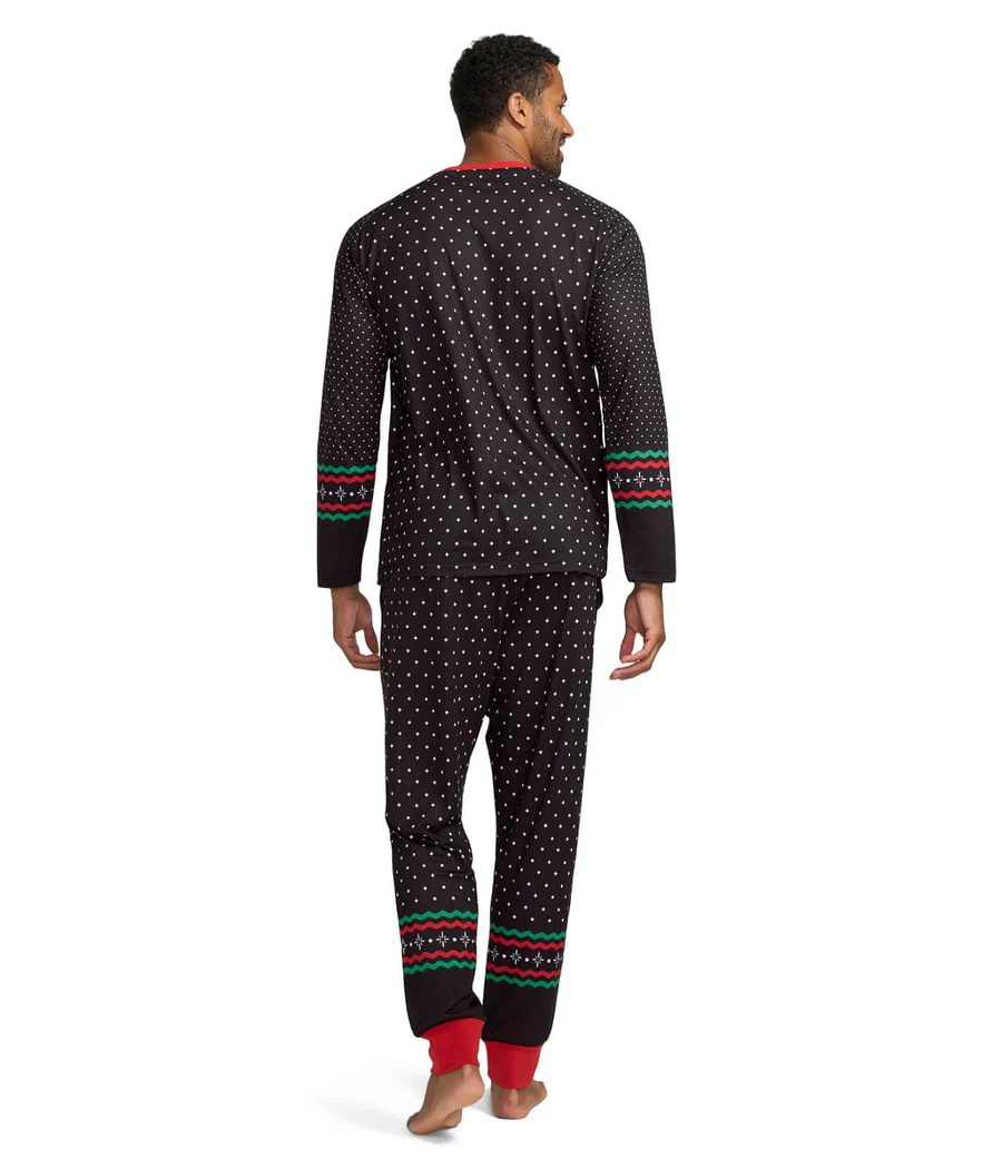 Matching Fair Isle Rudolph Crew Neck Family Pajamas - Image 4