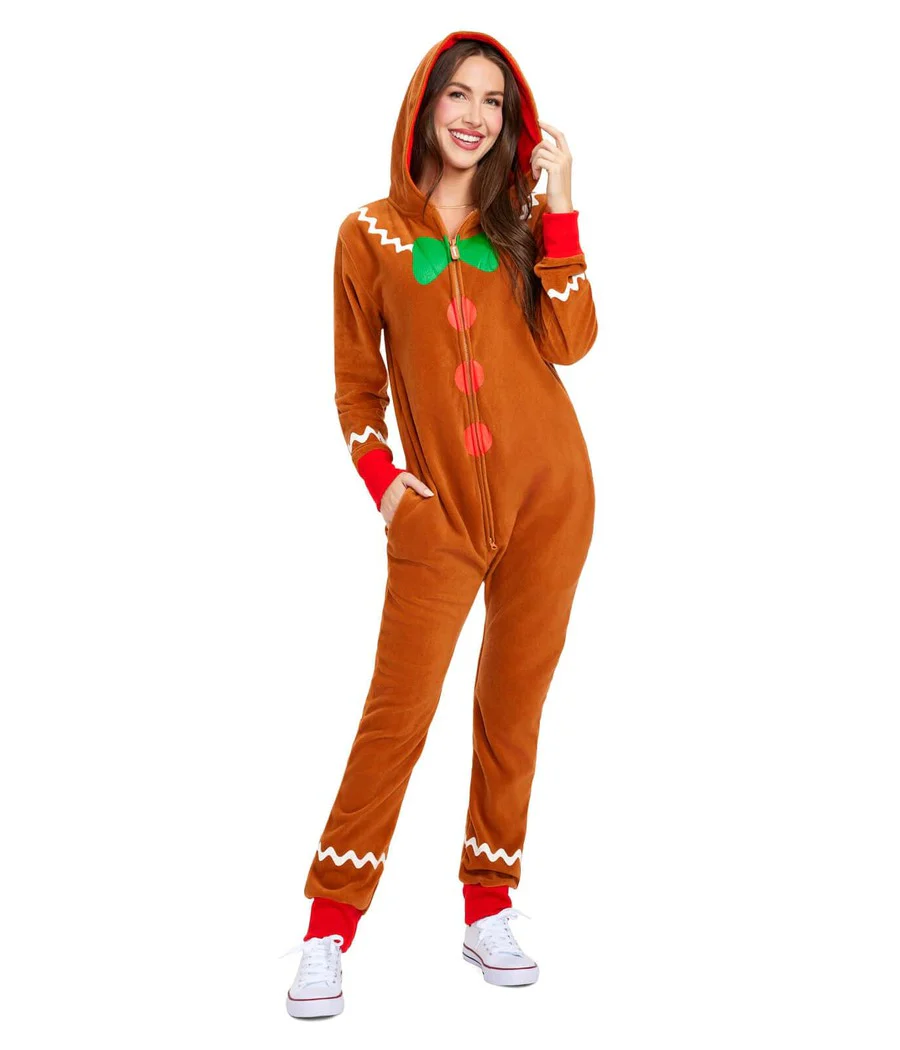 Matching Gingerbread Family Jumpsuits - Image 5