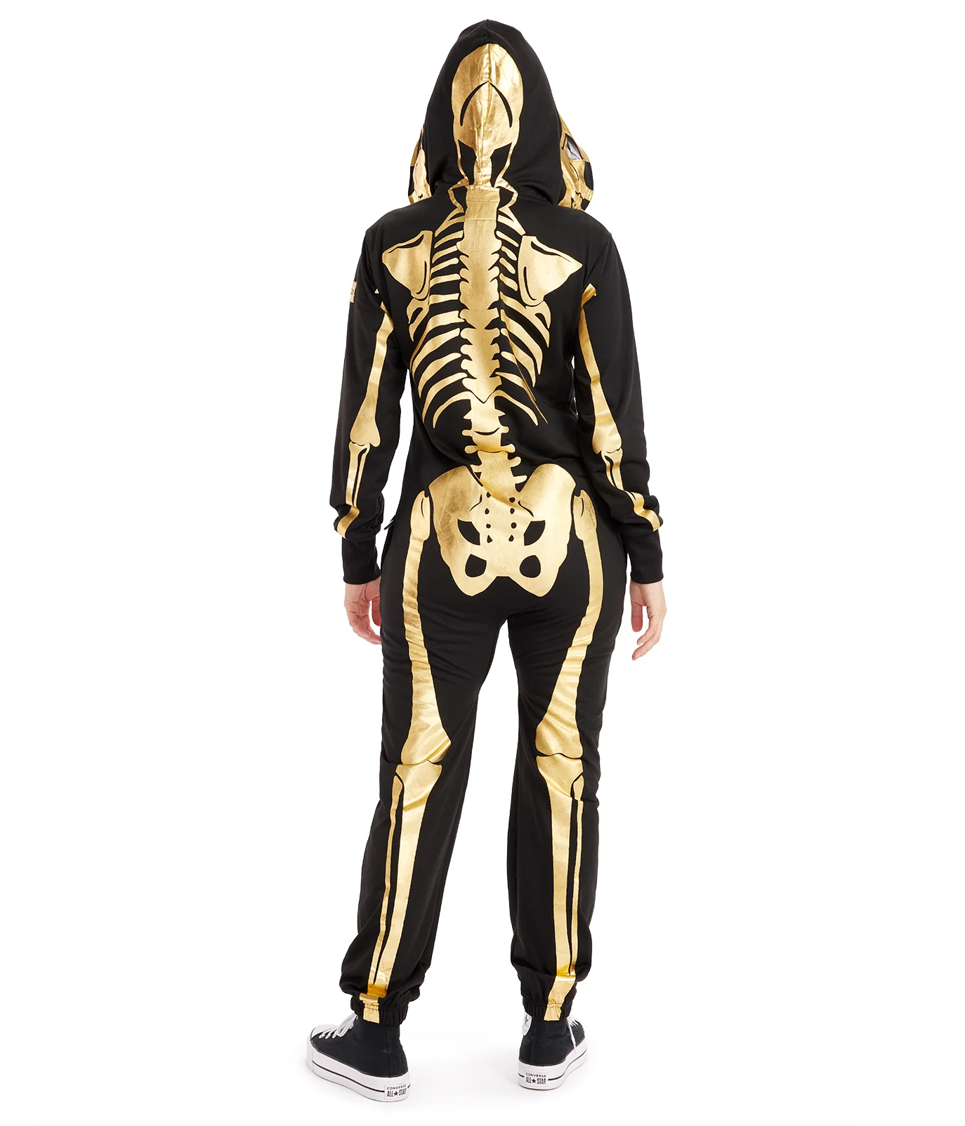 Women's Gold Skeleton Costume - Image 2