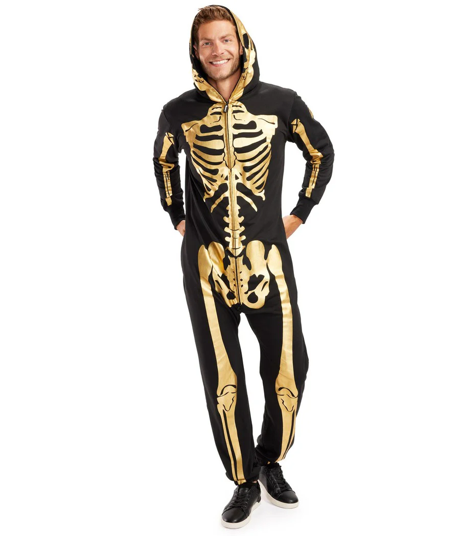 Gold Skeleton Couples Costumes - Image 7