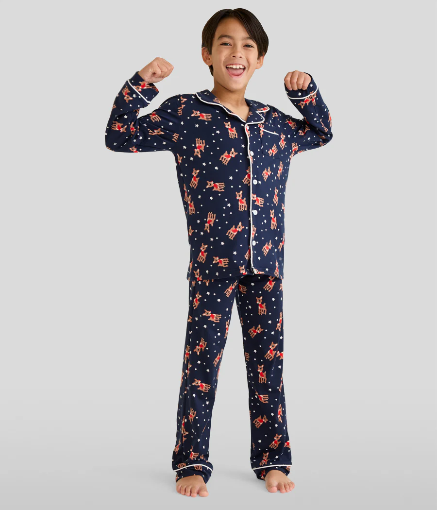 Matching Rudolph Lapel Family Pajamas - Image 6