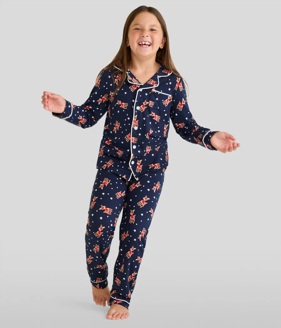 Matching Rudolph Lapel Family Pajamas - Image 7