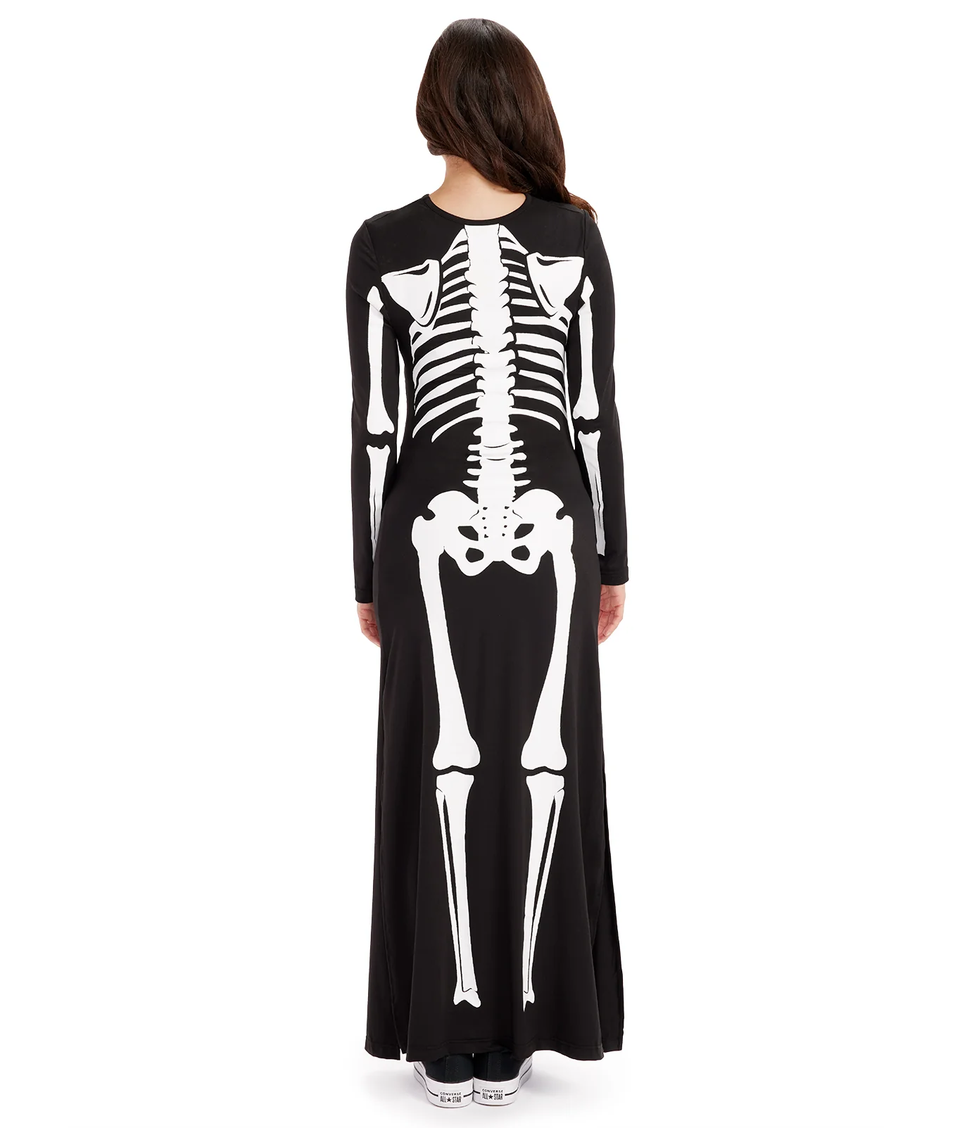 Pregnant Skeleton Maternity Costume Dress - Image 2