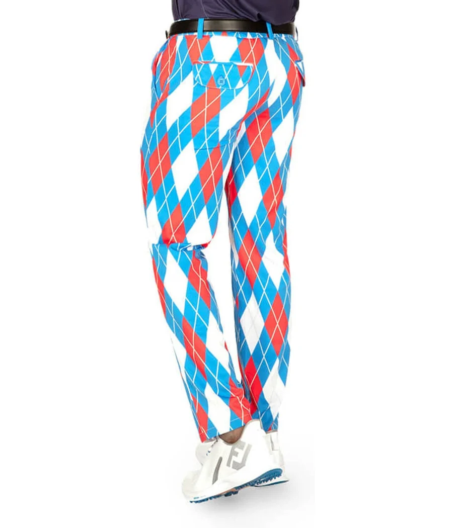 Men's American Argyle Golf Pants - Image 3