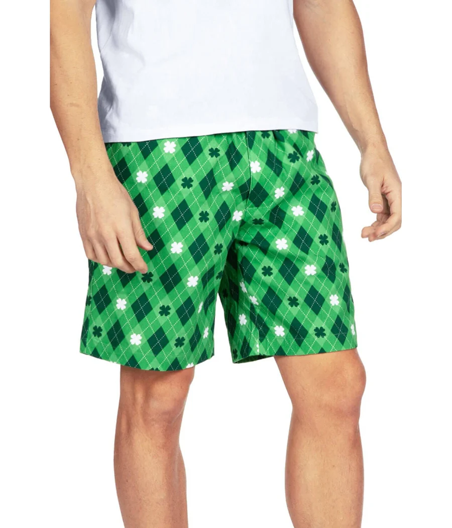 Men's Argyle Clover Shorts - Image 2