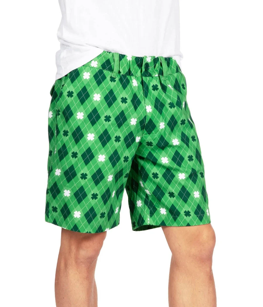Men's Argyle Clover Shorts - Image 3
