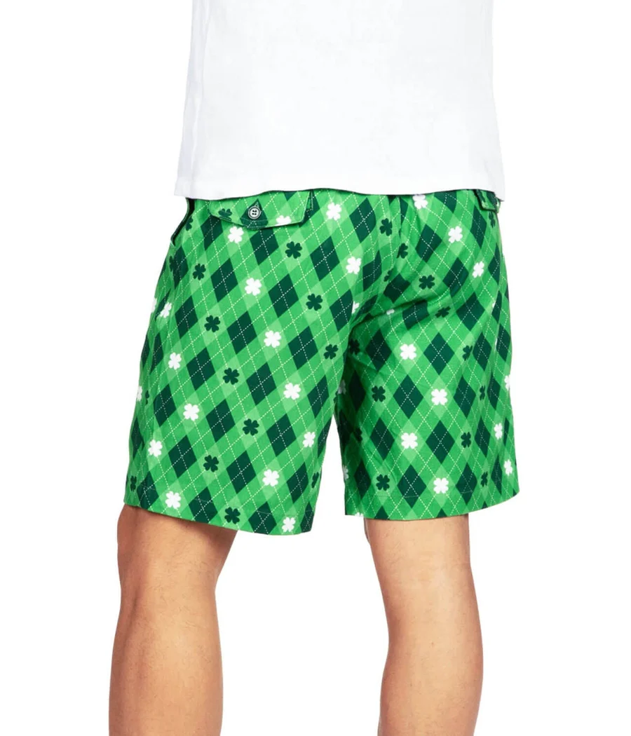 Men's Argyle Clover Shorts - Image 4