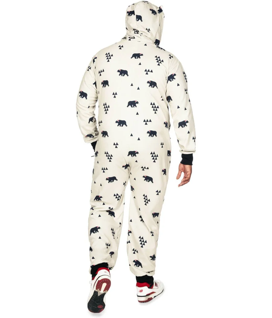 Men's Beary Christmas Big and Tall Jumpsuit - Image 2