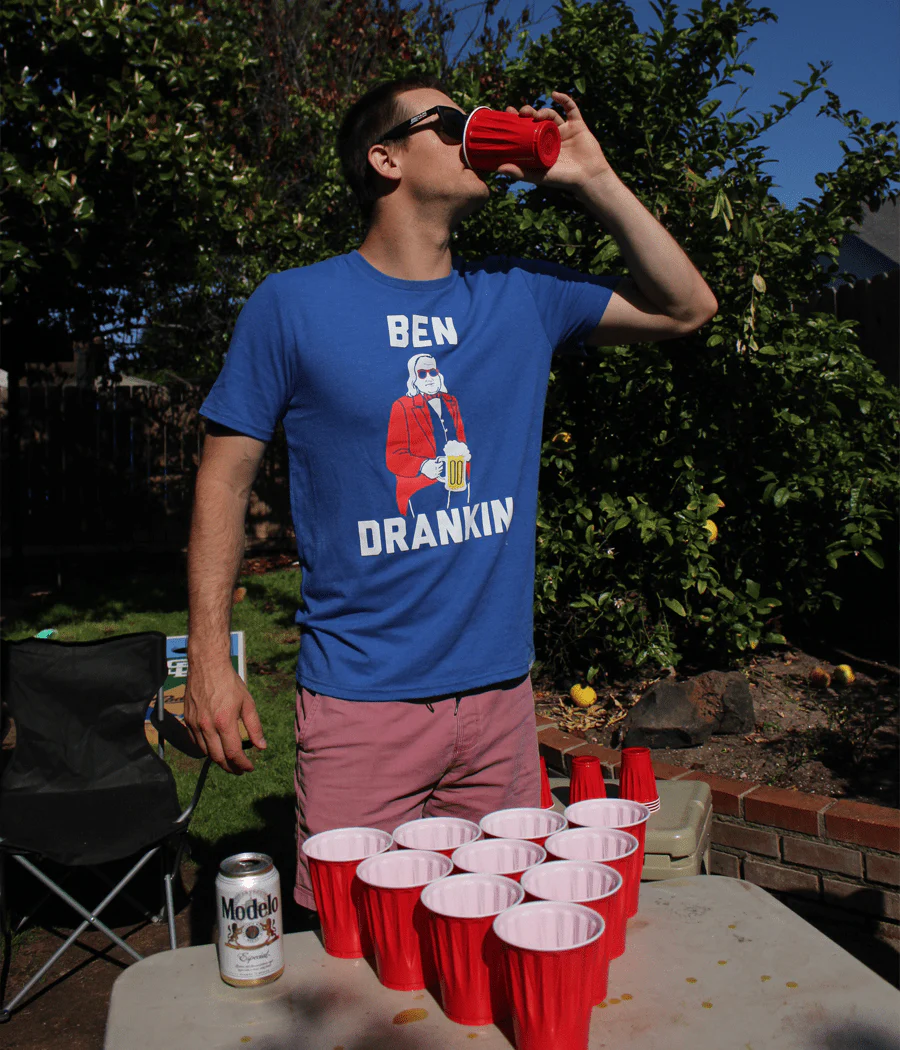 Men's Ben Drankin' Tee - Image 2