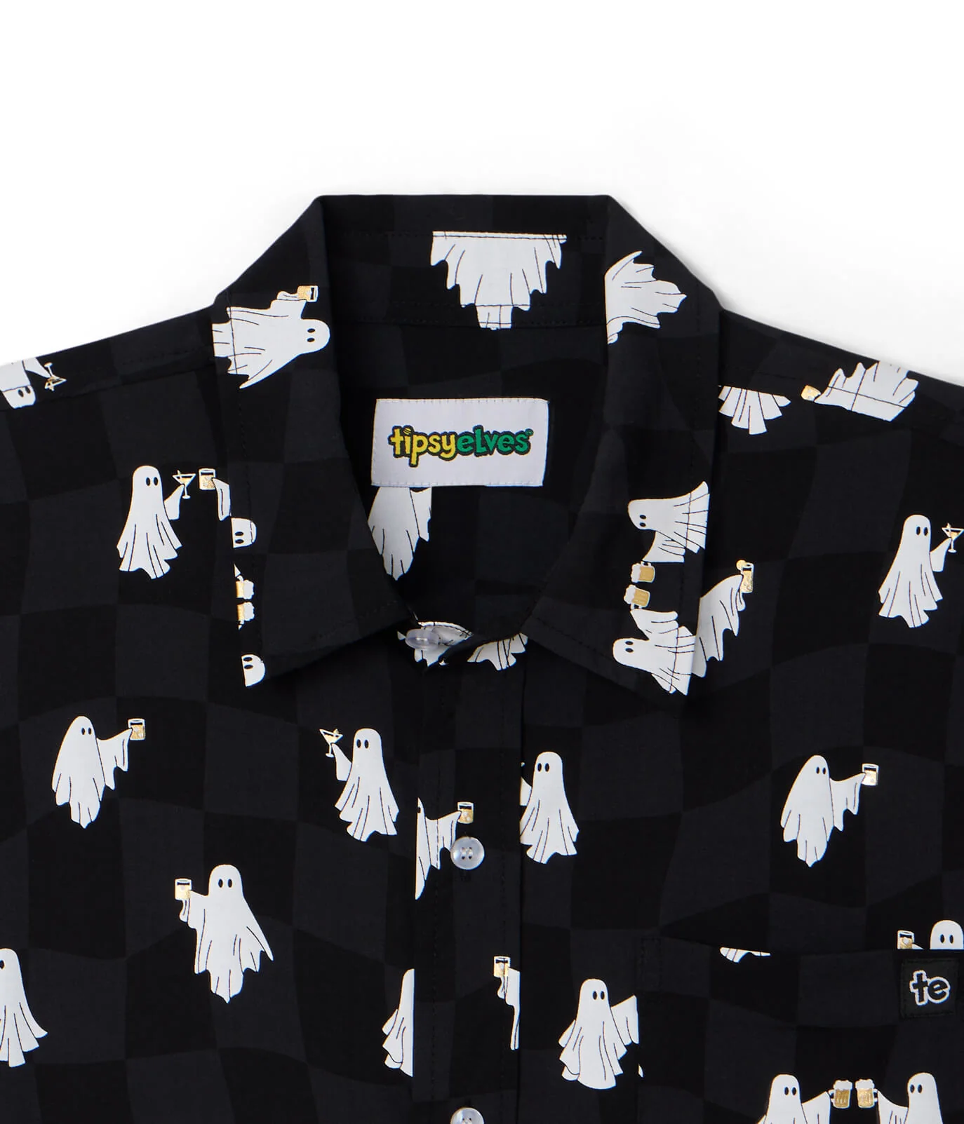 Men's BOOze Ghost Button Down Shirt - Image 5