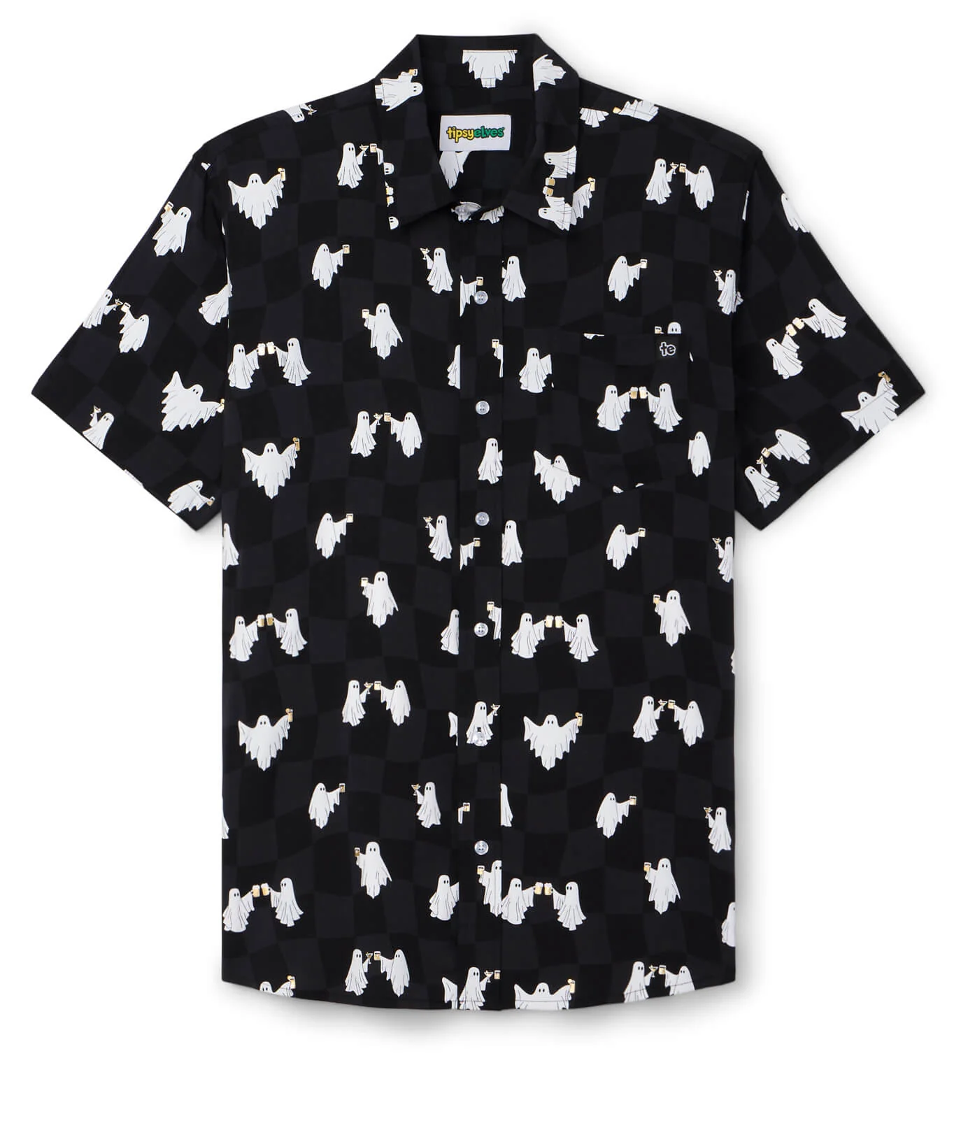 Men's BOOze Ghost Button Down Shirt - Image 7