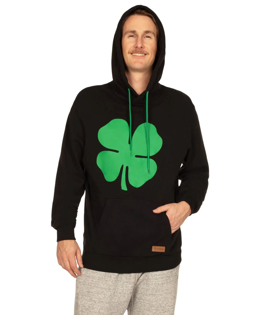 Men's Four-leaf Clover Hoodie - Image 3
