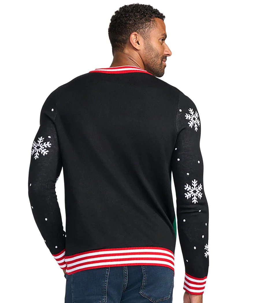 Men's Golfing Santa Ugly Christmas Sweater - Image 2