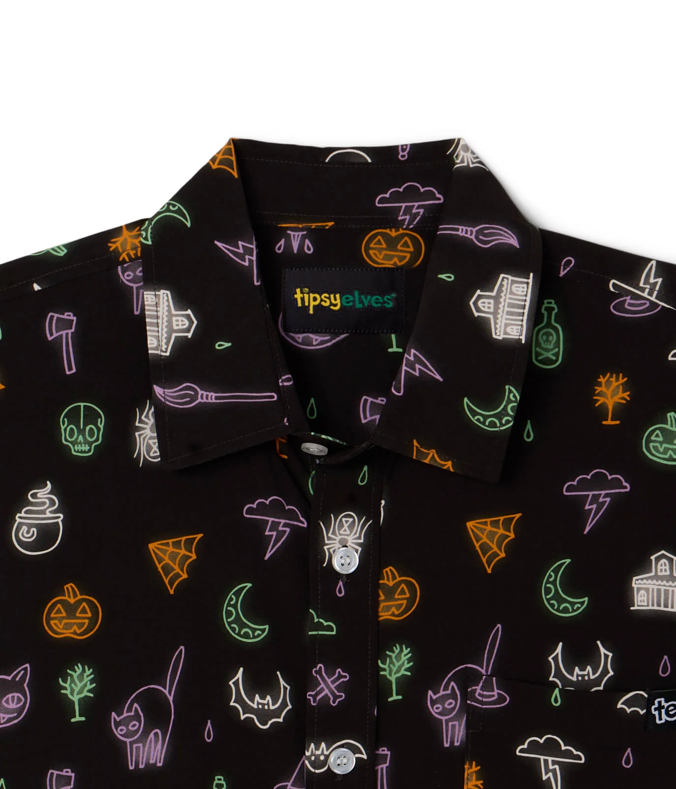 Men's Black Magic Button Down Shirt - Image 5