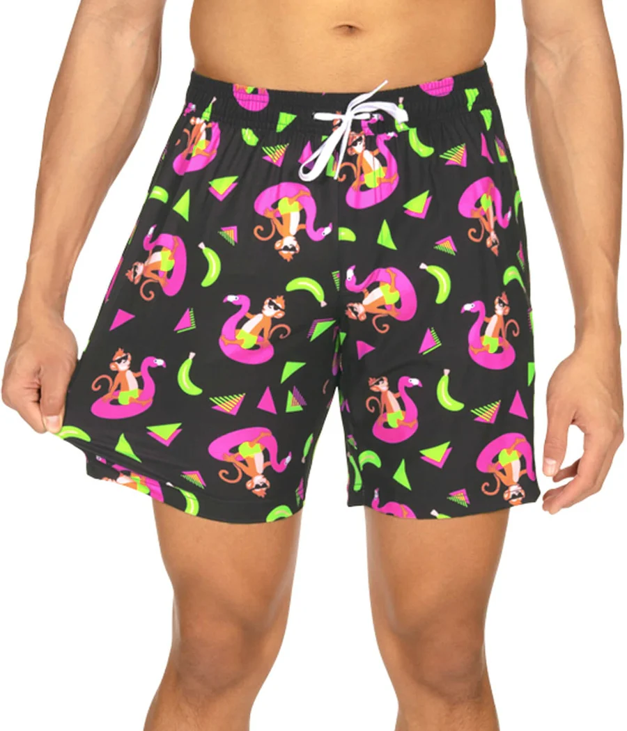Monkey Business Stretch Swim Trunks - 7.5" Inseam - Image 2