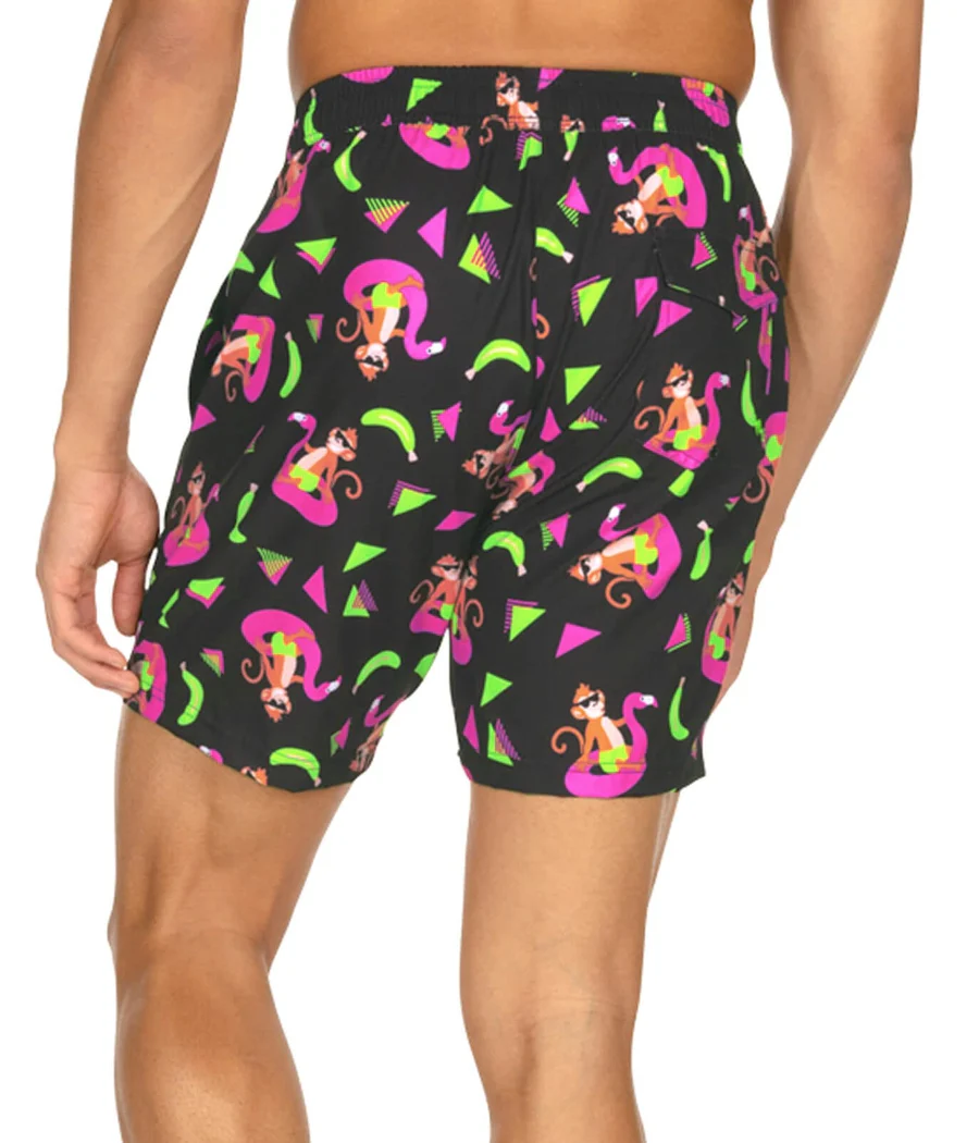 Monkey Business Stretch Swim Trunks - 7.5" Inseam - Image 3