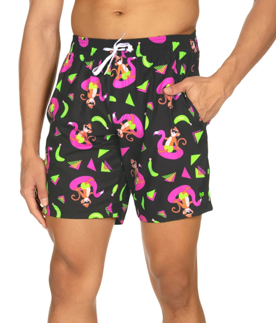 Monkey Business Stretch Swim Trunks - 7.5" Inseam - Image 4