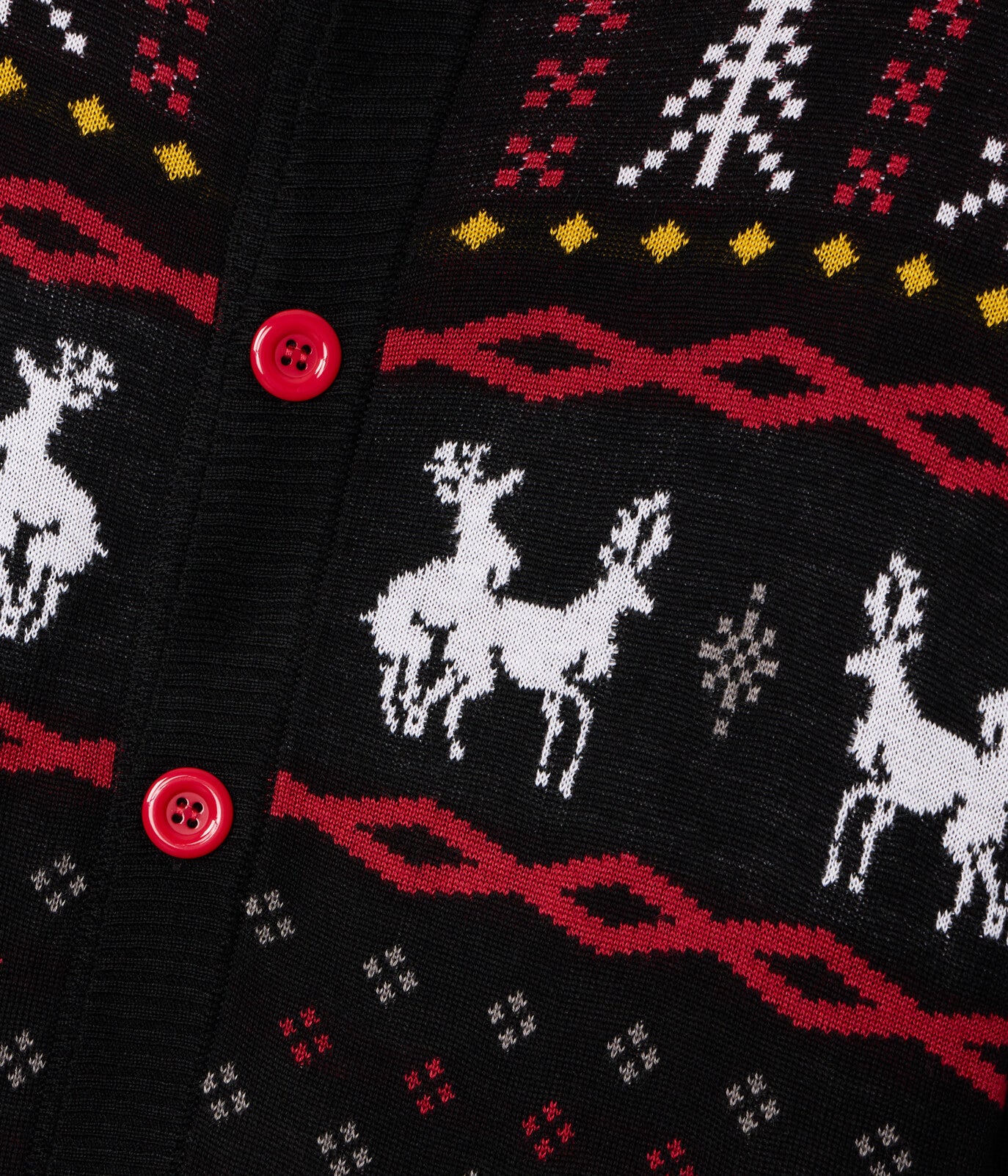 Men's Naughty Reindeer Ugly Christmas Cardigan Sweater - Image 4