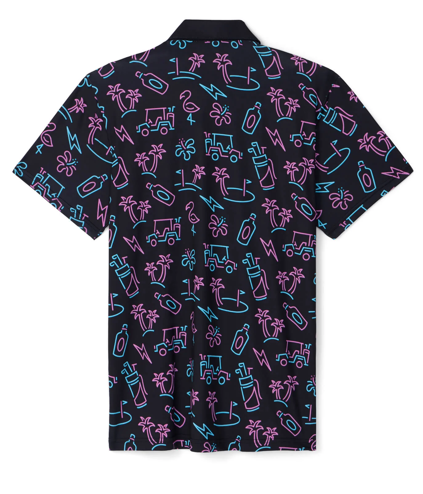Men's Glowing Game Golf Polo - Image 2