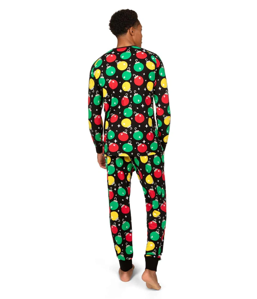 Men's Ornaments Crew Neck Pajama Set - Image 2