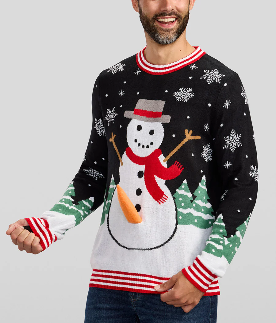 Men's Frisky Frosty Pump Ugly Christmas Sweater - Image 5