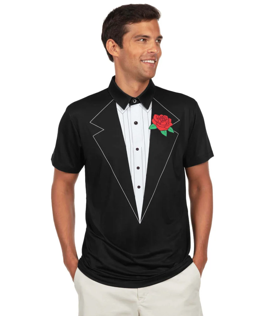 Men's Tuxedo Pickleball Shirt - Image 2