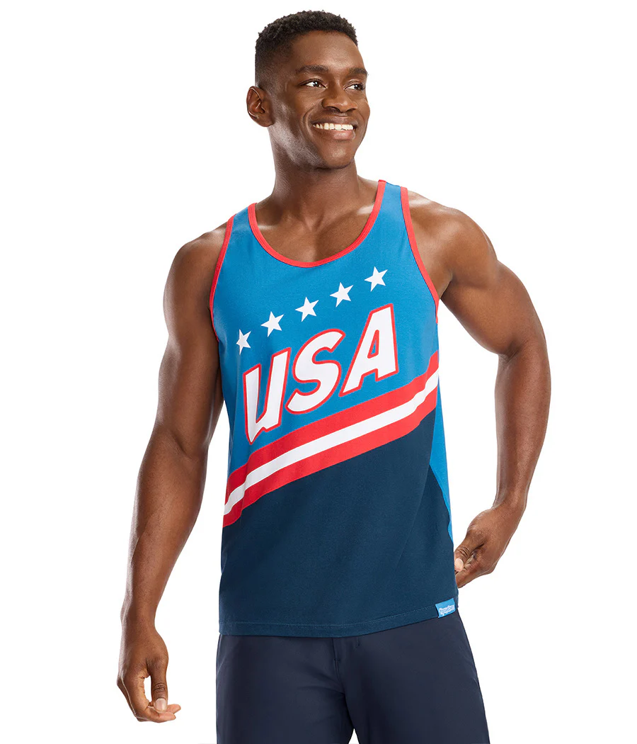 Men's USA Slam Dunk Tank Top - Image 3