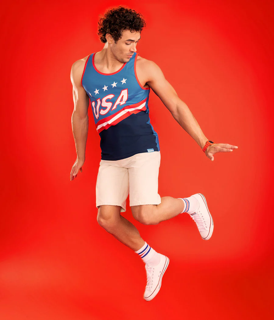 Men's USA Slam Dunk Tank Top - Image 5