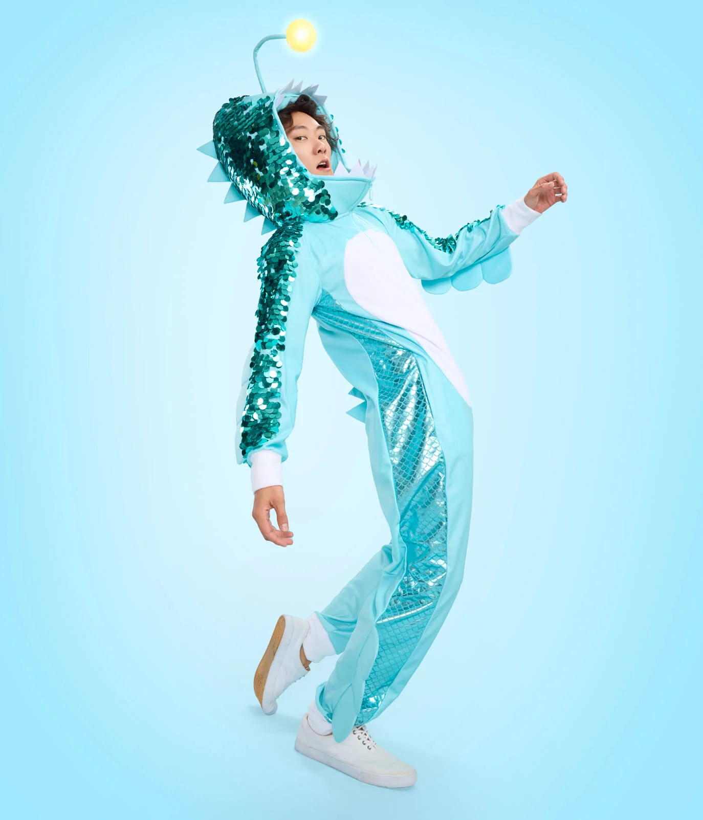Men's Angler Fish Light Up Costume - Image 6