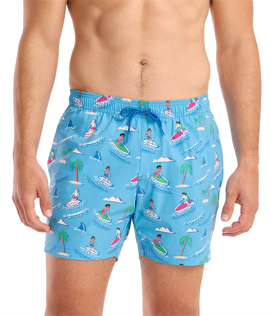 Aquaholic Stretch Swim Trunks - 6" Inseam - Image 4