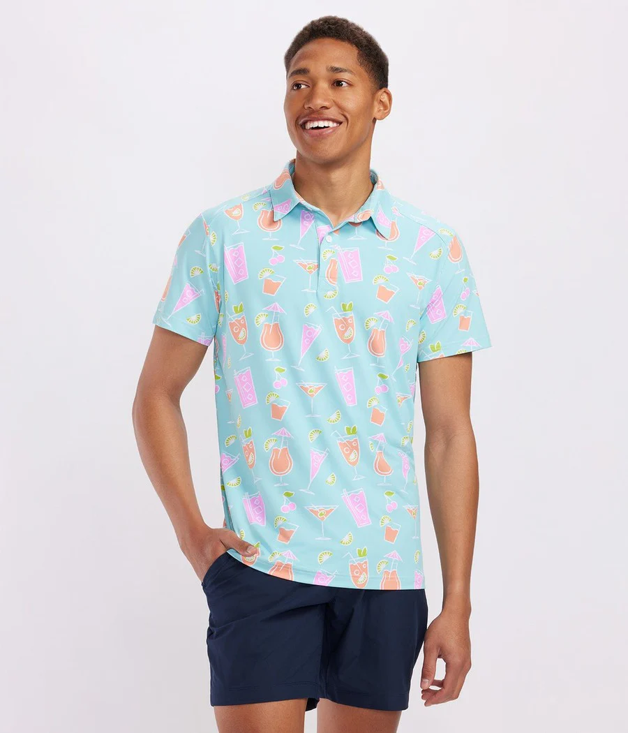 Men's Cocktail Caddy Polo Shirt - Image 2