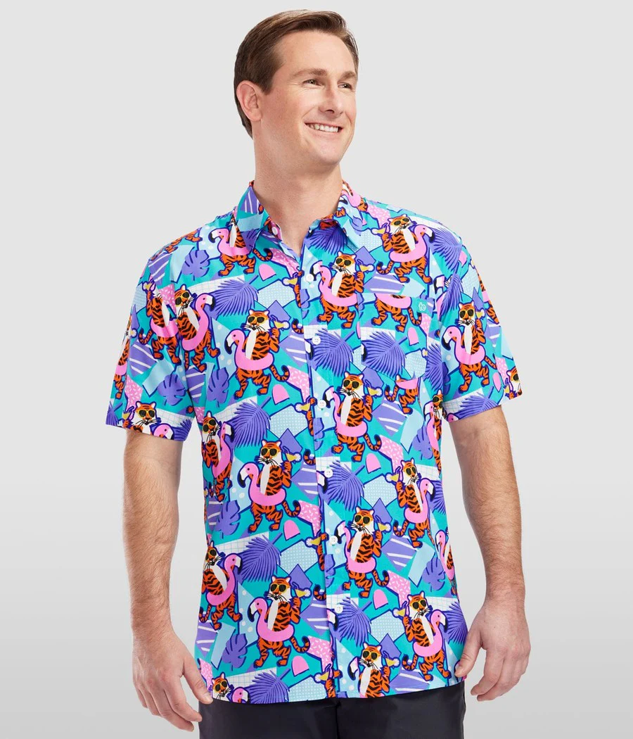 Men's Cool Cats Hawaiian Shirt - Image 2