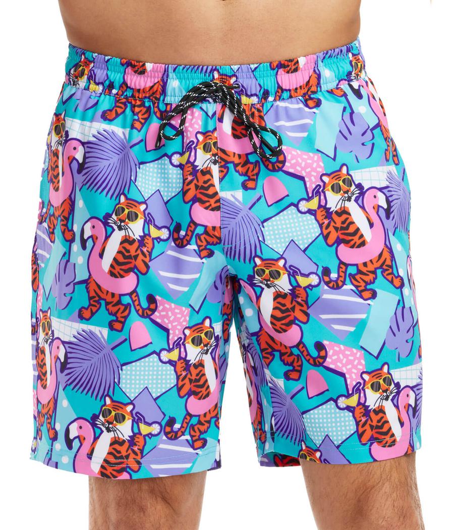 Cool Cats Stretch Swim Trunks - 7.5" Inseam - Image 2