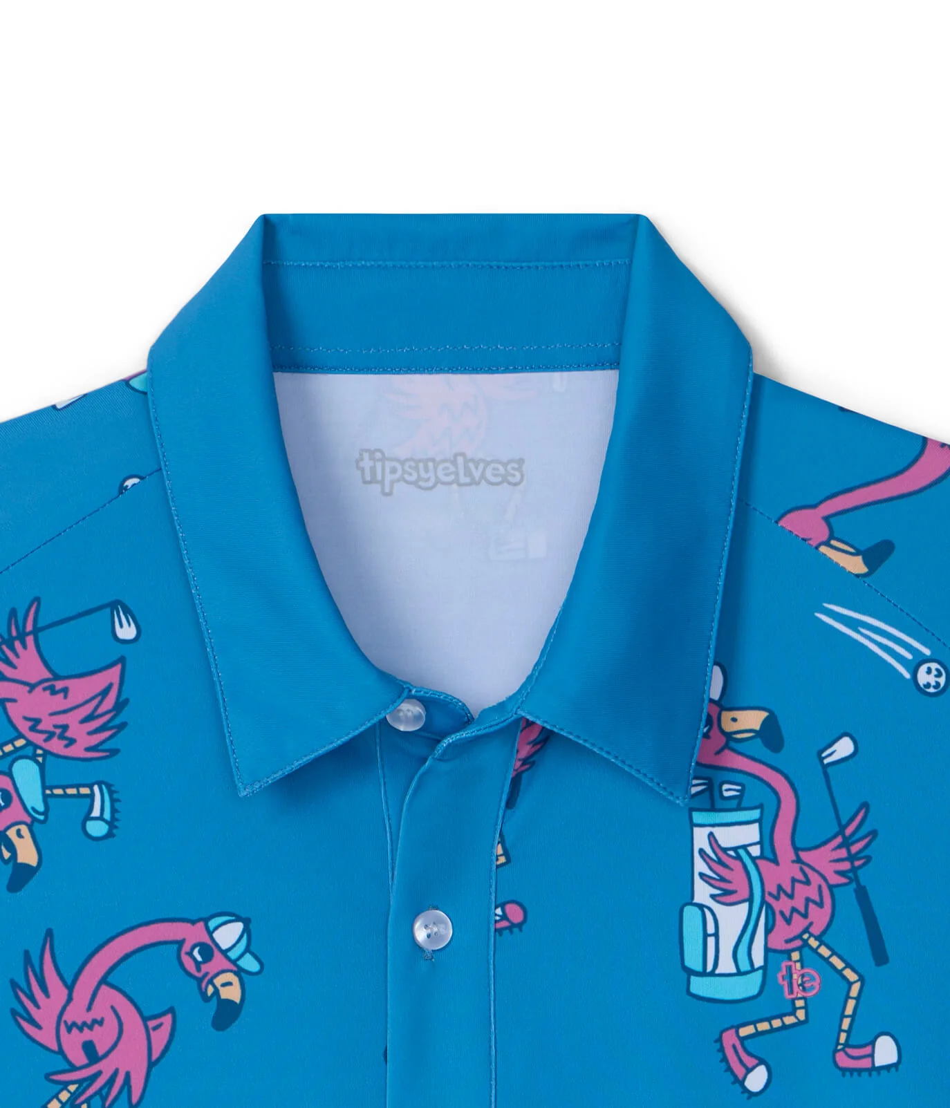 Men's Flamingo Fiasco Golf Polo - Image 3