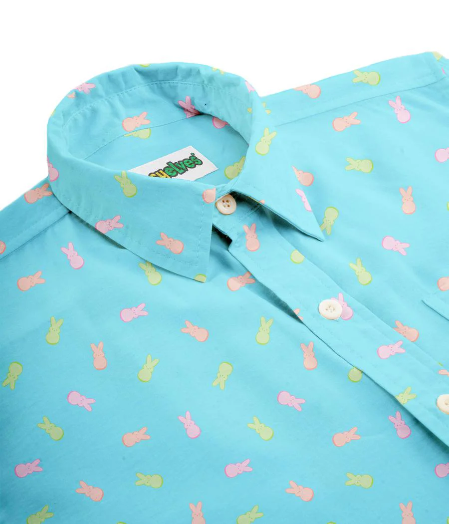 Men's PEEPS® It's Hoppin' Button Down Shirt - Image 4