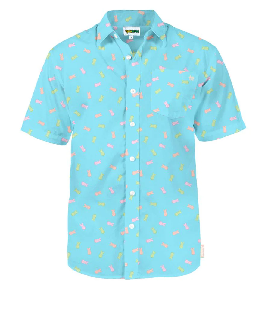 Men's PEEPS® It's Hoppin' Button Down Shirt - Image 5