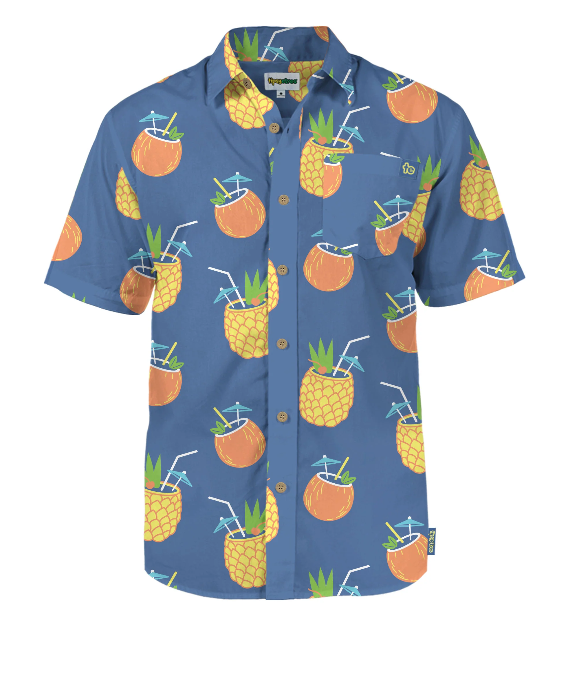 Men's Pineapple Paradise Hawaiian Shirt - Image 5