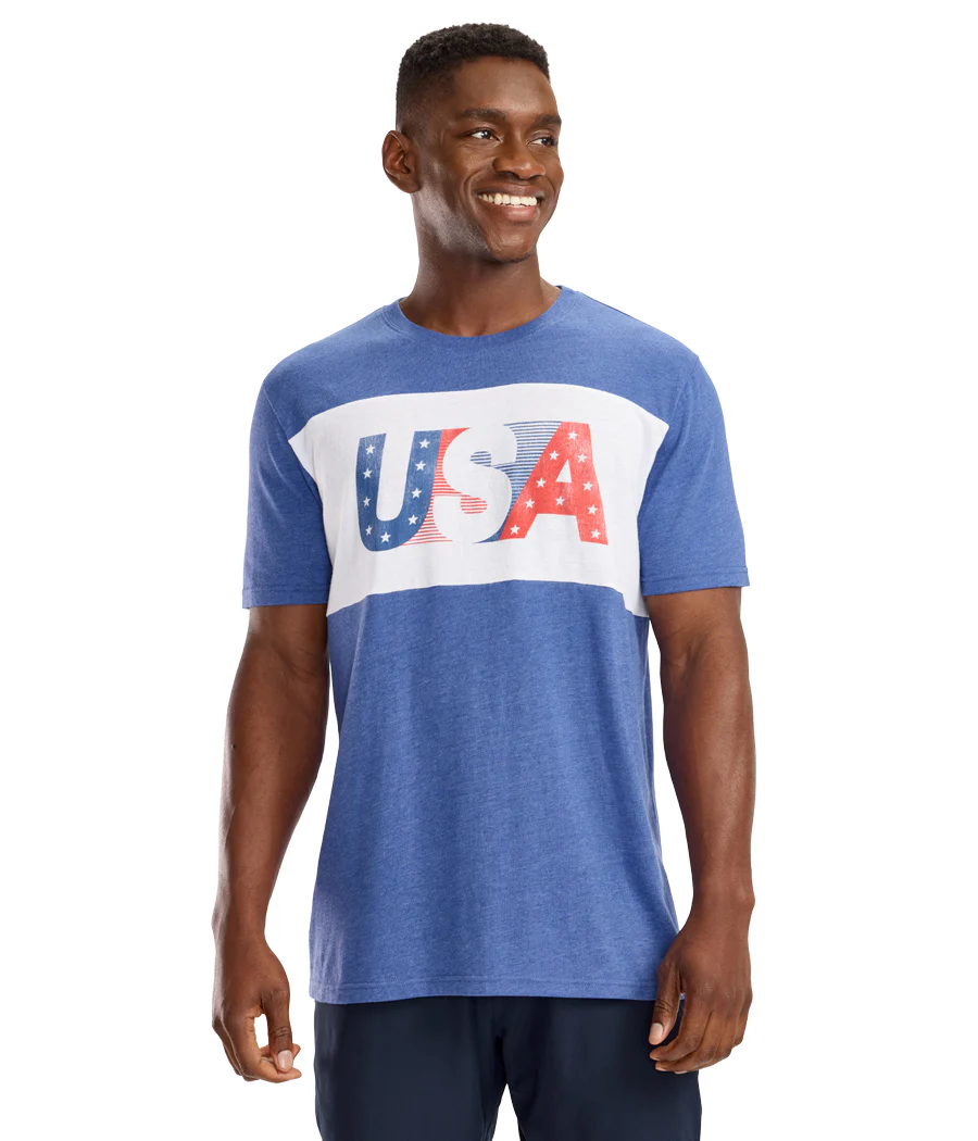 Men's Retro USA Tee - Image 3