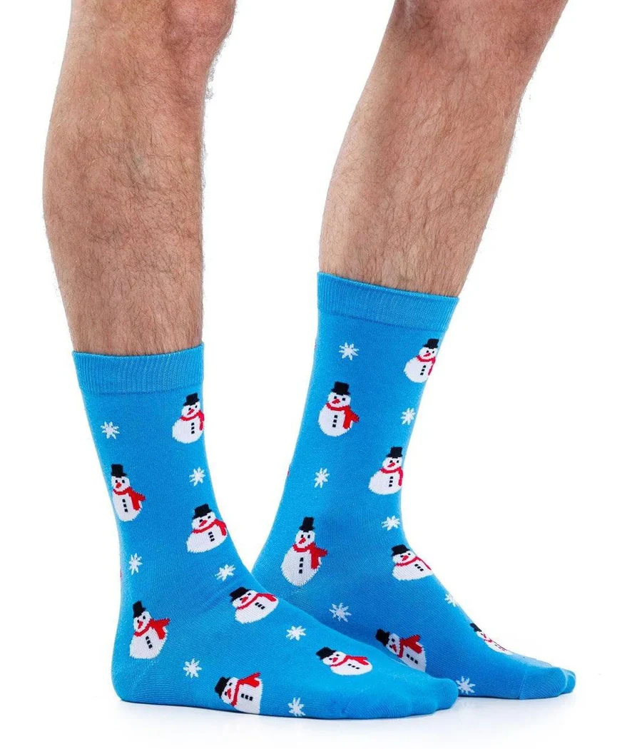 Men's Snowman Socks (Fits Sizes 8-11M) - Image 2