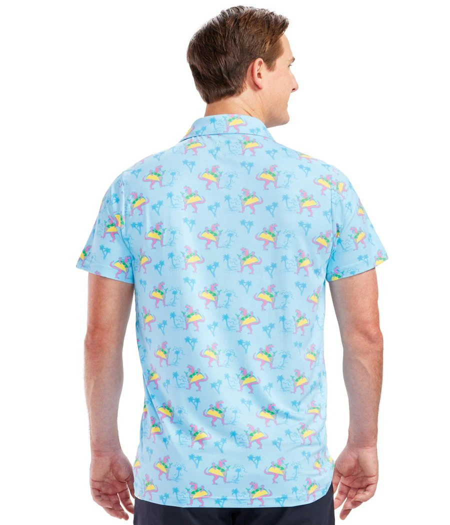 Men's Tacosaurus Disc Golf Polo - Image 3