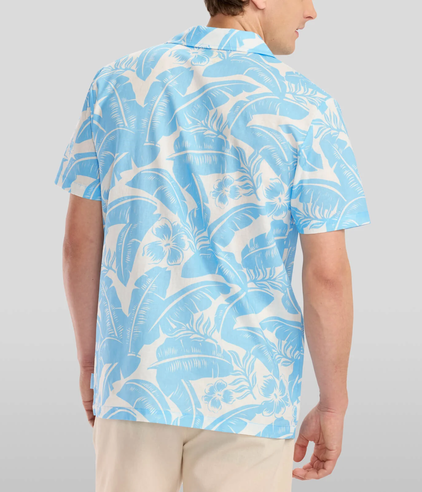 Men's Frond of Paradise Linen Cabana Shirt - Image 4