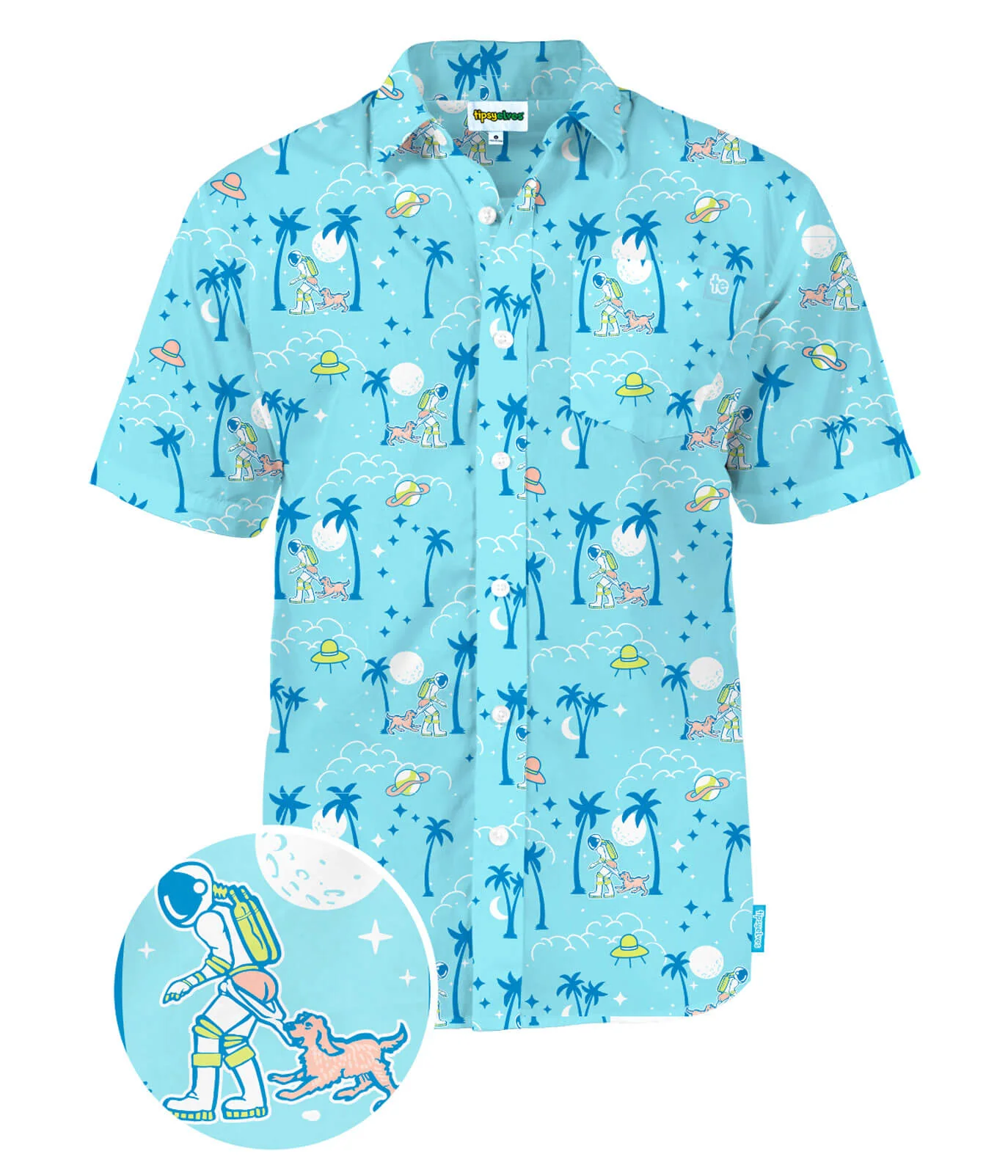 Men's Full Moon Hawaiian Shirt - Image 2