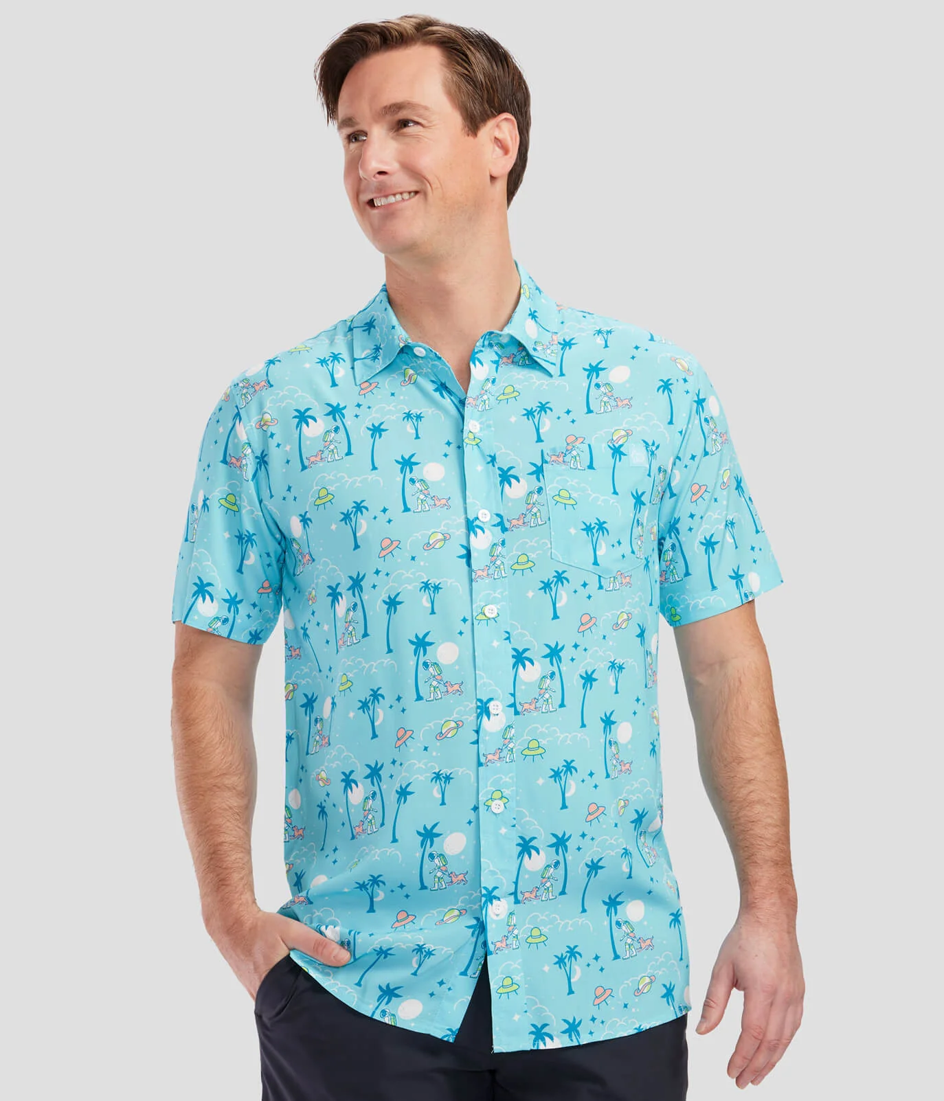 Men's Full Moon Hawaiian Shirt - Image 3